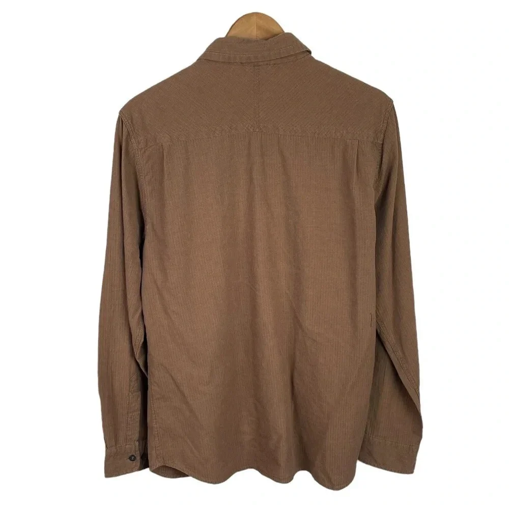 BF839 Mens The North Face Summit Series Outdoor Button Down Shirt M